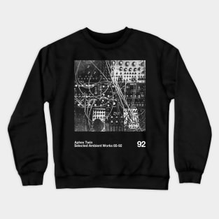 Selected Ambient Works || Vintage Black & White 90s Crewneck Sweatshirt